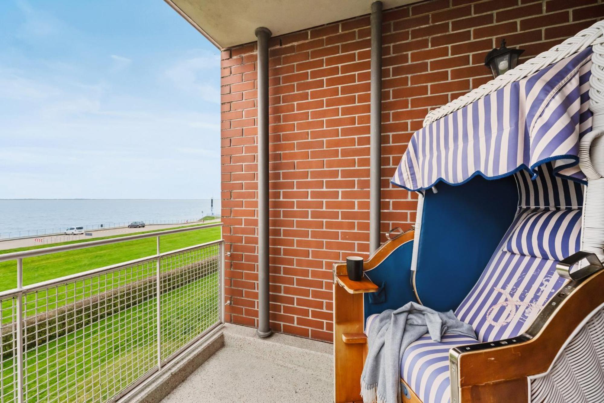Strand-Apartment, Strandkorb, Meeresrauschen, Parkplatz Вільгельмсгафен Екстер'єр фото
