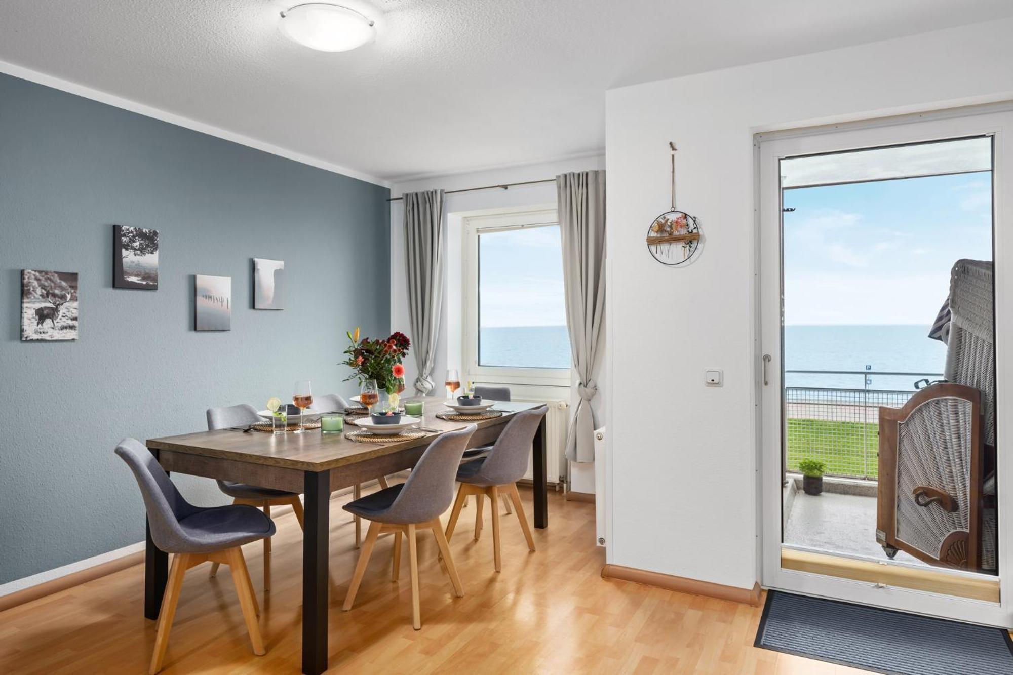 Strand-Apartment, Strandkorb, Meeresrauschen, Parkplatz Вільгельмсгафен Екстер'єр фото