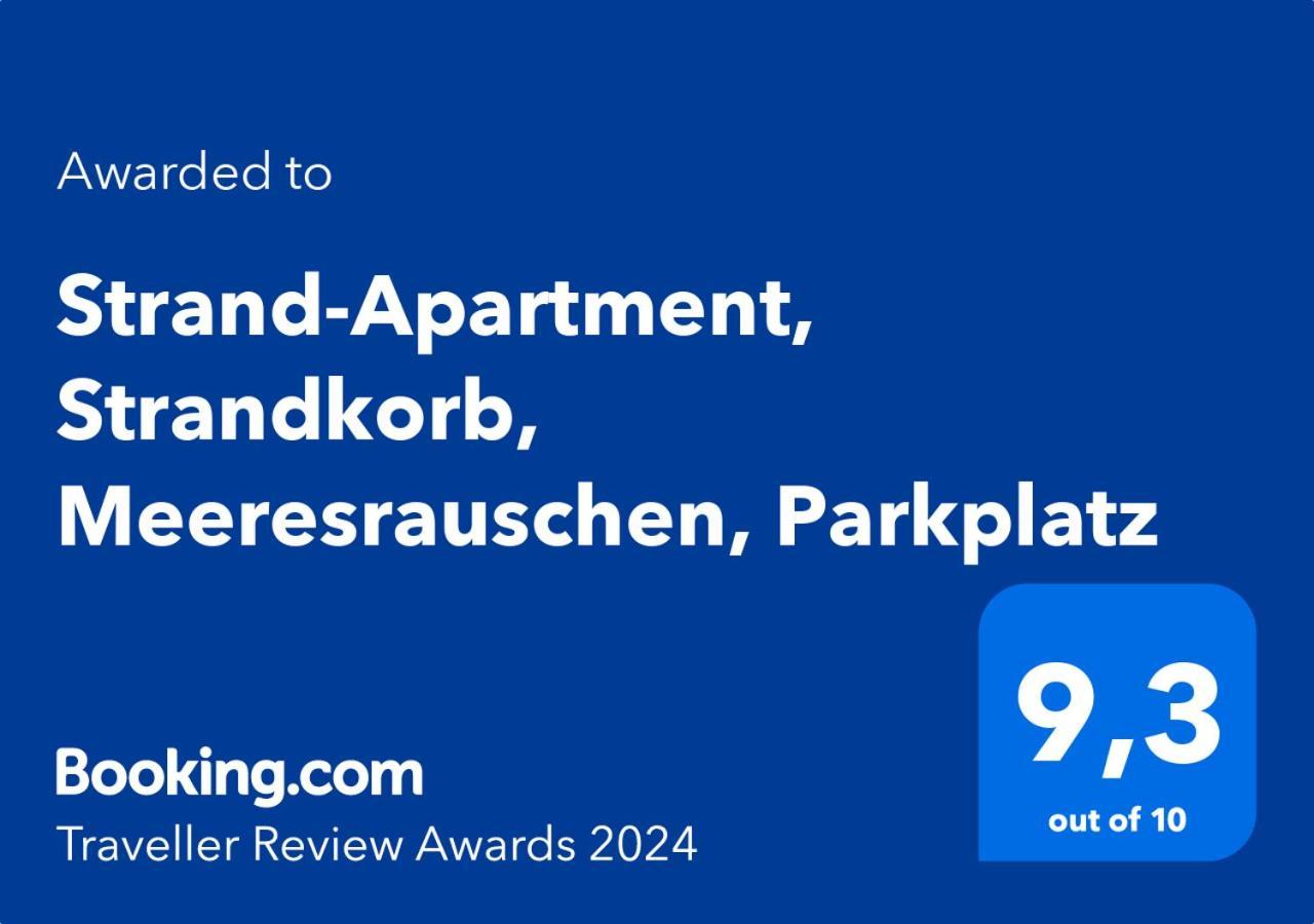 Strand-Apartment, Strandkorb, Meeresrauschen, Parkplatz Вільгельмсгафен Екстер'єр фото